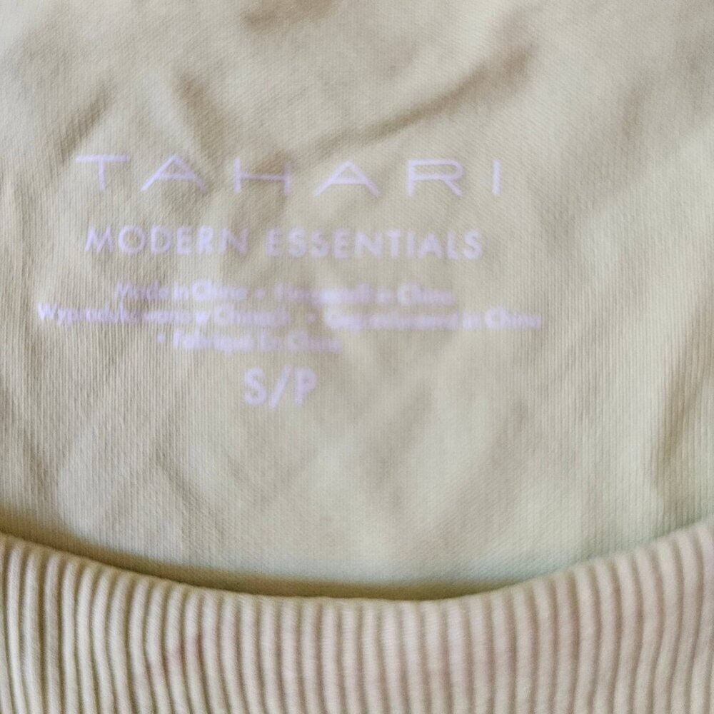 Tahari Modern Essentials Tank Top Women's Yellow Sleeveless Pullover Size Small - Picture 8 of 11